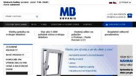 What Mb-kovanie.sk website looked like in 2018 (5 years ago)