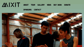 What Mixit.co.nz website looked like in 2018 (5 years ago)