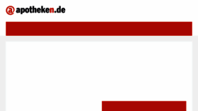 What Medikamente.apotheken.de website looked like in 2018 (5 years ago)