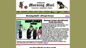 What Morningmail.org website looked like in 2018 (5 years ago)