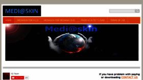 What Mediaskinplayer.com website looked like in 2018 (5 years ago)