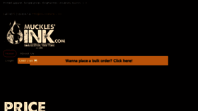 What Mucklesink.com website looked like in 2018 (5 years ago)