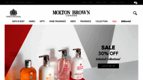 What Moltonbrown.com.au website looked like in 2018 (5 years ago)