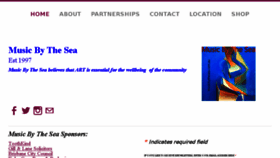 What Musicbythesea.com.au website looked like in 2018 (5 years ago)