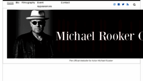 What Michaelrookeronline.com website looked like in 2018 (5 years ago)