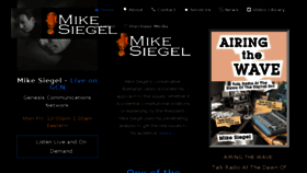 What Mikesiegel.com website looked like in 2018 (5 years ago)