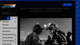 What Motorsport.co.za website looked like in 2018 (5 years ago)