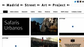 What Madridstreetartproject.com website looked like in 2018 (7 years ago)