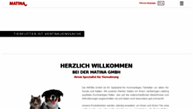 What Matina-gmbh.de website looked like in 2018 (5 years ago)
