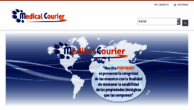 What Medicalcourier.es website looked like in 2018 (5 years ago)