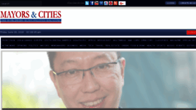 What Mayorsandcities.com website looked like in 2018 (5 years ago)