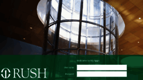 What Myrushapps.rush.edu website looked like in 2018 (5 years ago)