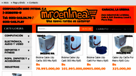 What Miroenlinea.com website looked like in 2018 (5 years ago)
