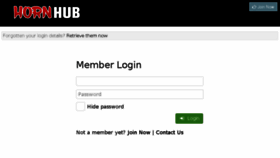 What Members.hornhub.com website looked like in 2018 (5 years ago)