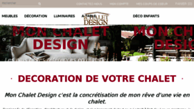 What Monchaletdesign.com website looked like in 2018 (5 years ago)