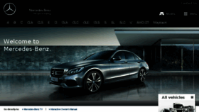 What Mercedes-benz.com.ng website looked like in 2018 (5 years ago)