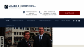 What Miller-ogorchock.com website looked like in 2018 (5 years ago)