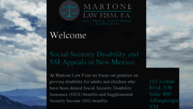 What Martonelawfirm.com website looked like in 2018 (5 years ago)