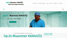 What Muammerkaragoz.com website looked like in 2018 (5 years ago)