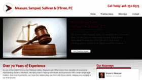 What Measurelaw.com website looked like in 2018 (7 years ago)