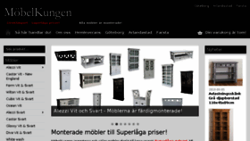 What Mobelkungen.se website looked like in 2018 (5 years ago)