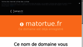 What Matortue.fr website looked like in 2018 (5 years ago)