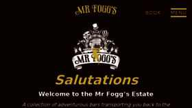 What Mr-foggs.com website looked like in 2018 (5 years ago)