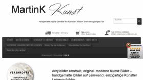 What Martink-kunst.de website looked like in 2018 (5 years ago)
