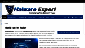 What Malware.expert website looked like in 2018 (5 years ago)