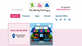 What Mylittlebigkid.com website looked like in 2018 (5 years ago)