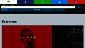 What Misterpeliculas.com website looked like in 2018 (5 years ago)