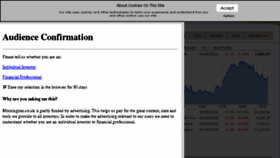 What Morningstar.co.uk website looked like in 2018 (7 years ago)