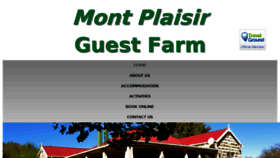 What Montplaisir.co.za website looked like in 2018 (5 years ago)