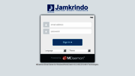 What Mail.jamkrindo.co.id website looked like in 2018 (5 years ago)