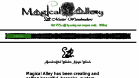 What Magicalalley.com website looked like in 2018 (5 years ago)