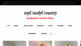 What Mycandycountry.it website looked like in 2018 (5 years ago)