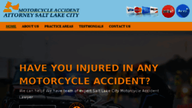 What Motorcycleaccidentlawyersaltlakecity.com website looked like in 2018 (5 years ago)