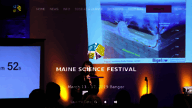 What Mainesciencefestival.org website looked like in 2018 (5 years ago)