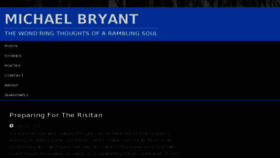 What Mnbryant.com website looked like in 2018 (5 years ago)