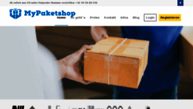 What Mypaketshop.com website looked like in 2018 (5 years ago)