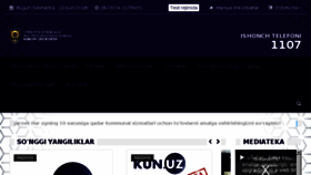 What Mib.uz website looked like in 2018 (7 years ago)