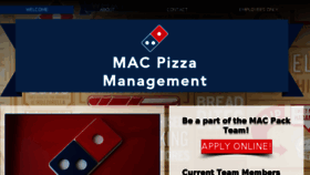 What Macpizzamgmt.com website looked like in 2018 (5 years ago)