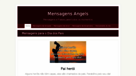 What Mensagensangels.com.br website looked like in 2018 (5 years ago)