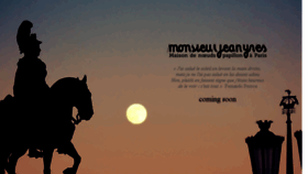 What Monsieurjeanyves.com website looked like in 2018 (5 years ago)