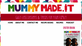What Mummymade.it website looked like in 2018 (5 years ago)
