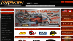 What Markenperformance.com website looked like in 2018 (7 years ago)