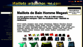What Maillotsdebainhomme.com website looked like in 2018 (5 years ago)