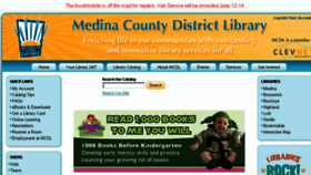 What Medina.lib.oh.us website looked like in 2018 (5 years ago)