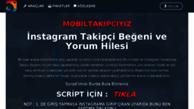 What Mobiltakipciyiz.com website looked like in 2018 (5 years ago)