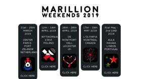 What Marillionweekend.com website looked like in 2018 (5 years ago)
